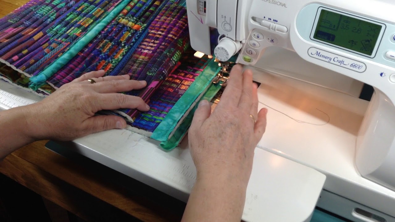 How to Quilt as you go: Easy Cover Strip Method by Monica Poole 