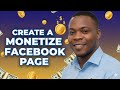 how to create a monetized Facebook page 💸💸 make money on Facebook