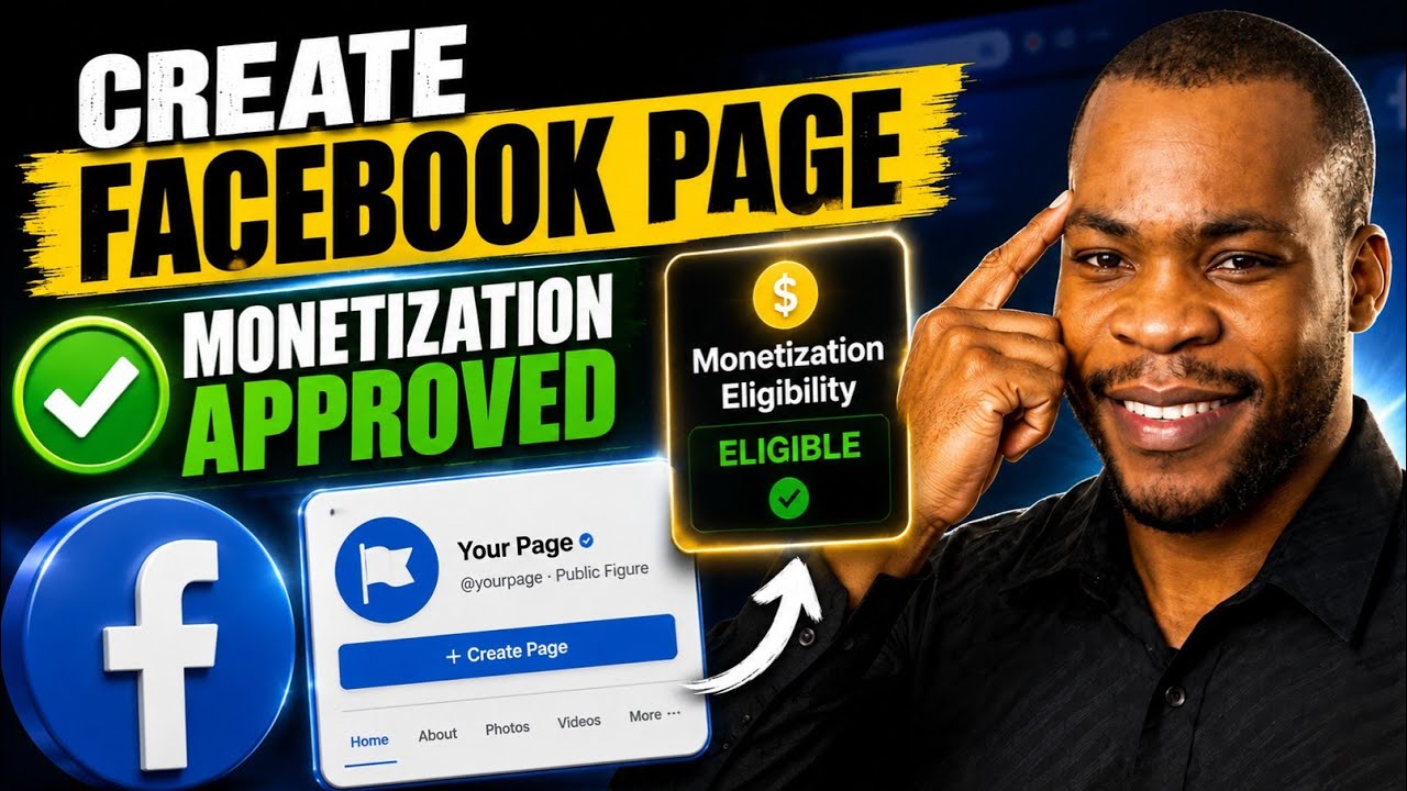 how to create a monetized Facebook page 💸💸 make money on Facebook - YouTube