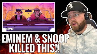 [Industry Ghostwriter] Reacts to: Eminem \& Snoop Dogg - From The D 2 The LBC- HOLY SH**! YES!