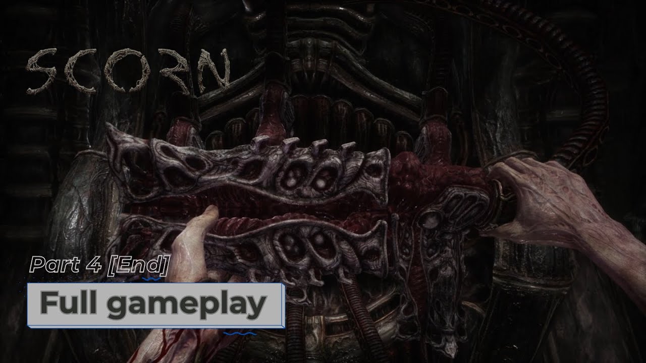 SCORN gameplay walkthrough Part 4 | I found the shotgun and finished the game [No Commentary]