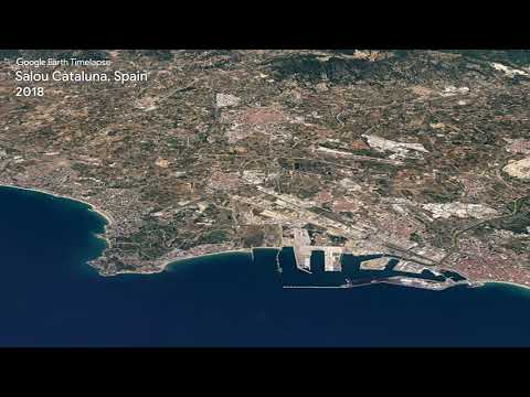 Google Earth Timelapse: Salou Cataluna, Spain - Google Earth Timelapse: Salou Cataluna, Spain