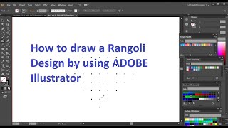 How to draw or create rangoli by using Adobe illustrator software for beginners / veni's rangoli screenshot 4
