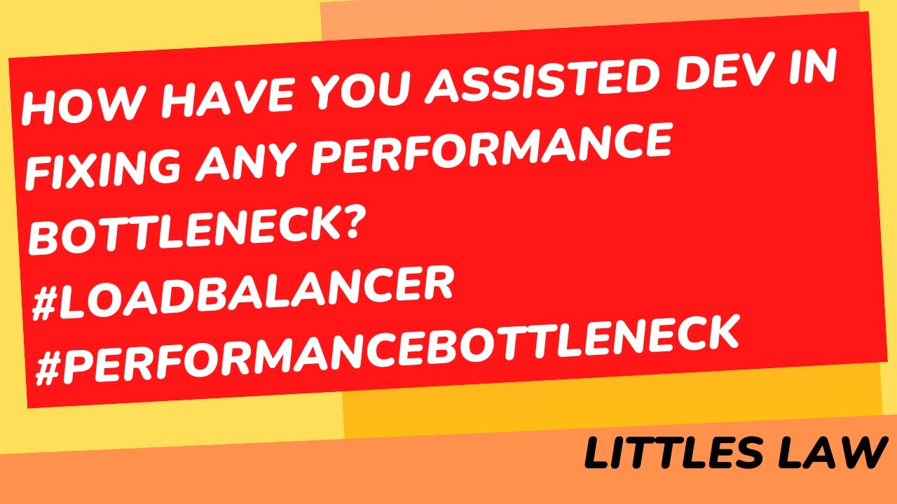 Вопрос для собеседования по тестированию производительности 