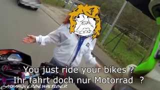 Angry Women with bad attitude to Bikers #angry people