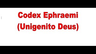 Codex Ephraemi