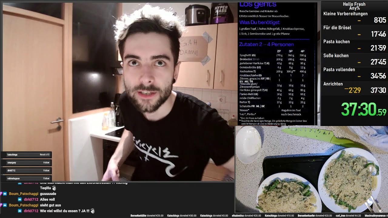 HelloFresh Speedrun Any% [GER/ENG] - Spaghetti al Limone!