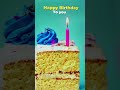 Happy birthday 2026 Elegant Blue - Part 1 #happybirthday #birthdaycake - sea ​​water #birthday
