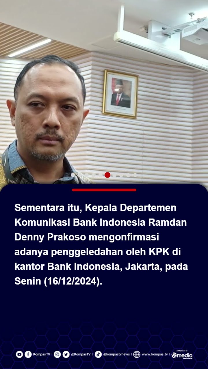 KPK Geledah Kantor Bank Indonesia Usut Dugaan Korupsi Dana CSR #kpk #korupsi #bankindonesia