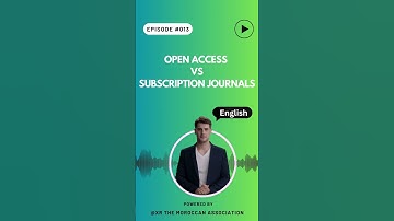 Open Access VS Subscription Journals (English version)| Research AVATAR #013