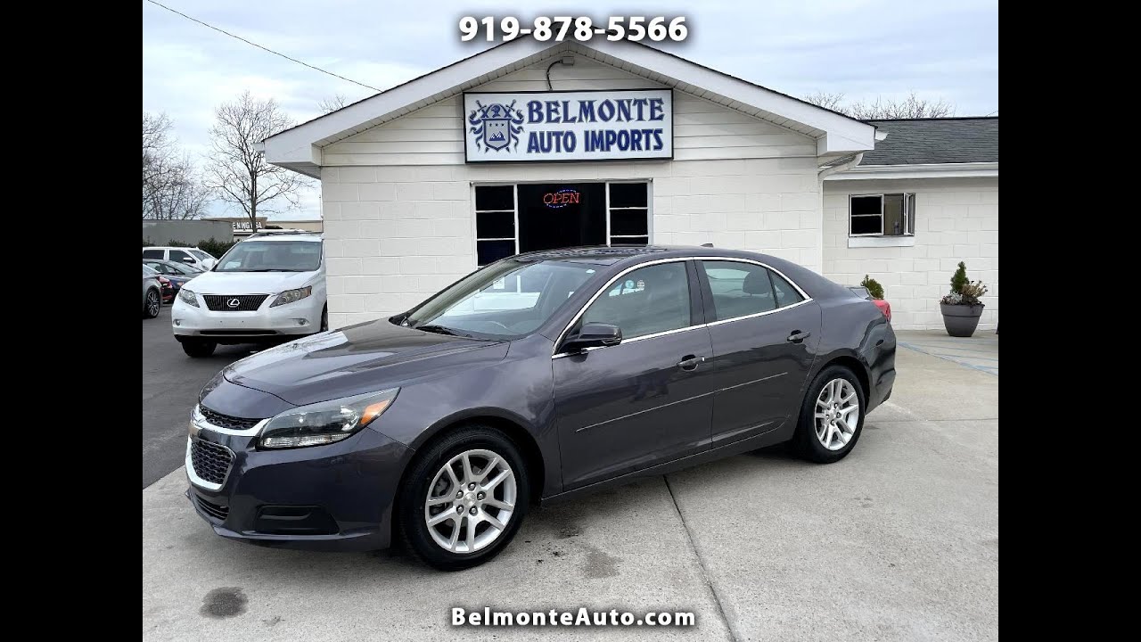 2013 Chevrolet Malibu 4dr Sdn LT w/1LT Raleigh, NC Belmonte Auto