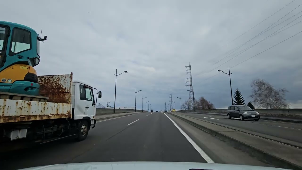 【車載動画】２０２６年３月　北海道恵庭市フレスポ恵み野〜サツドラ黄金店