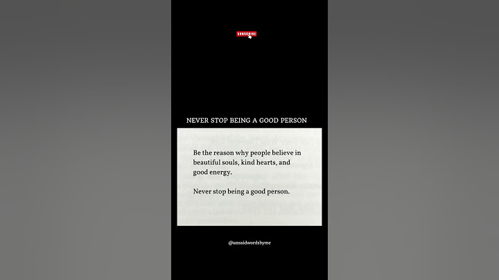 Always be a Good Person #quotes #mindset #motivation #shorts