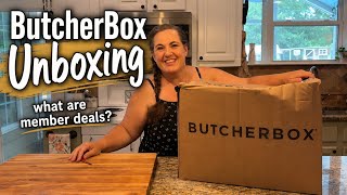 ButcherBox unboxing and what are member deals???? 