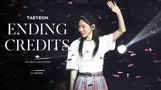 Download Lagu Taeyeon 'Ending Credits' and Ending Moment 4K 직캠 l The ODD of Love Concert in Seoul 230604 MP3 Download Lagu Taeyeon 'Ending Credits' and Ending Moment 4K 직캠 l The ODD of Love Concert in Seoul 230604 MP3