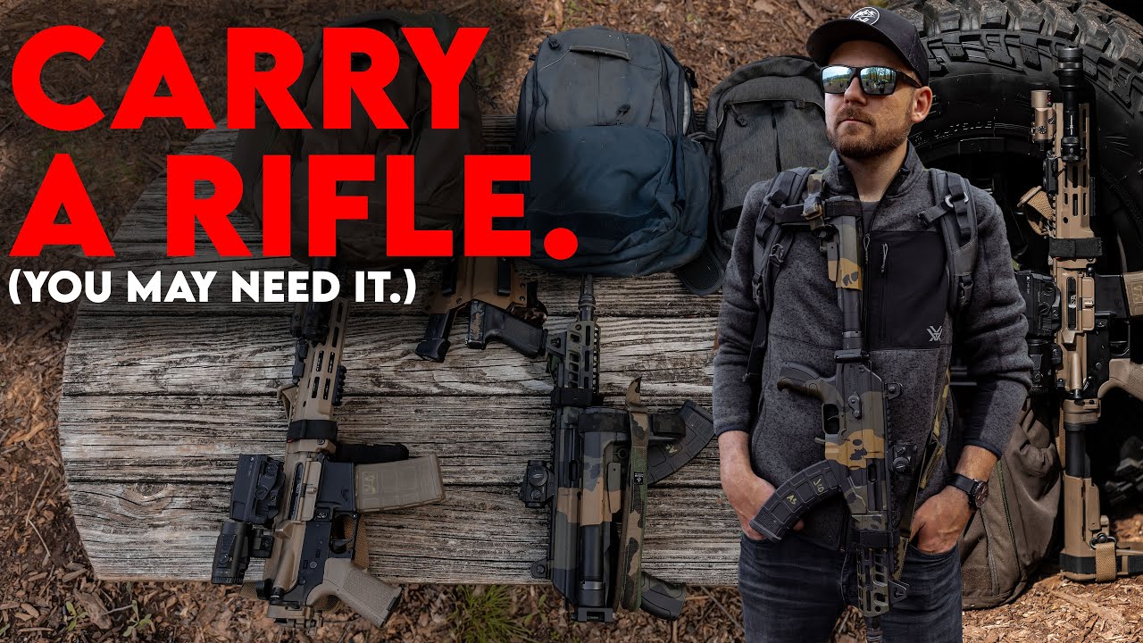 Backpack Rifle Carry (concealed) - YouTube