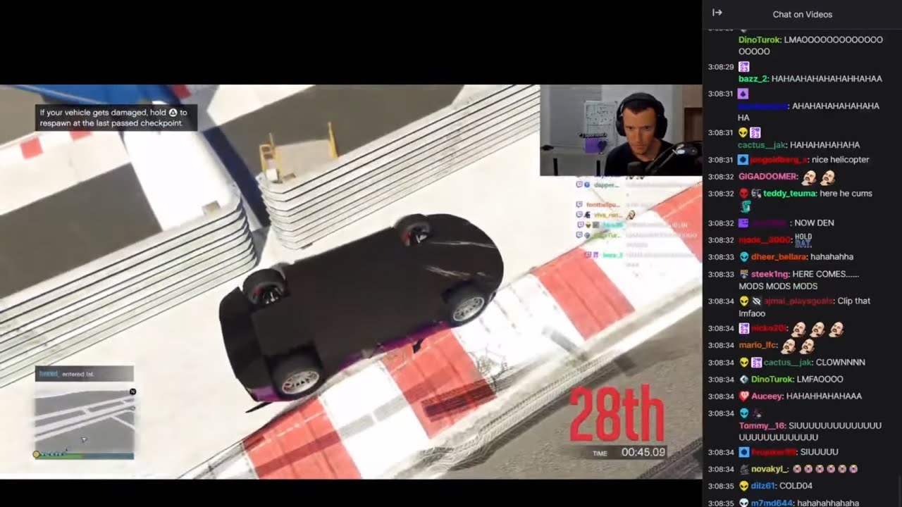 Kurt0411 Сборник фейлов GTA Races, часть 1