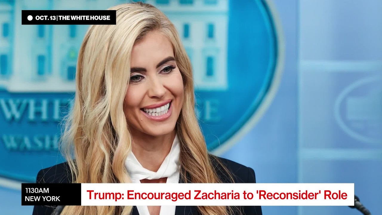 Zacharia Out as Trump's White House Press Secretary