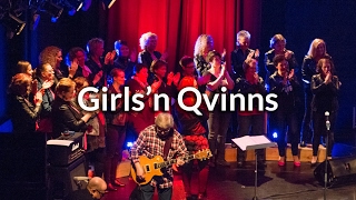 Girlsn Qvinns Medverkar I Jäxe Goes Soul And Rock På Tryckeriteatern 3.2.2017