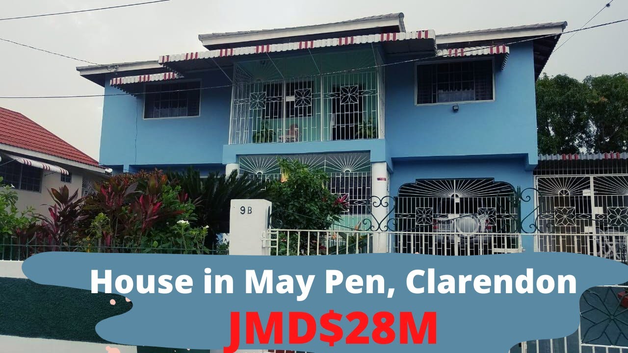 Elegant Fully Grilled House in an Upscale Community of May Pen, Clarendon, Jamaica