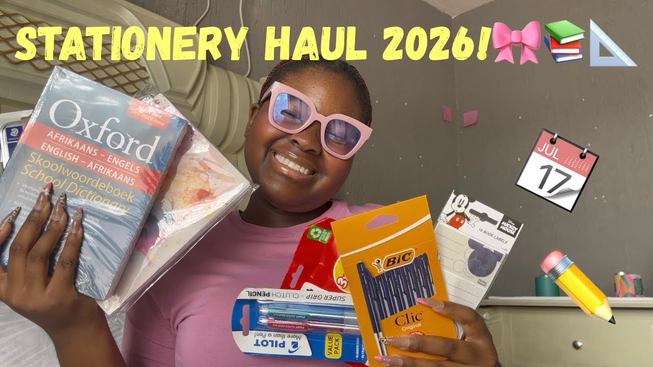 STATIONERY HAUL🤍 || matric 2026 || 
