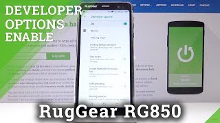 How to Turn On Developer Options in RugGear RG850 – Manufacturer’s Feature screenshot 1