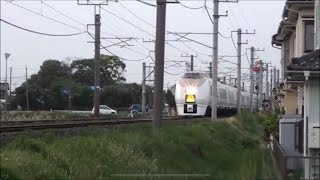 651系スーパーひたち　高速走行　2011年4月
