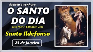 Santo Do Dia - 23 De Janeiro Santo Ildefonso