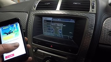 AUX & Bluetooth streaming music, audio for Jaguar XK & XKR