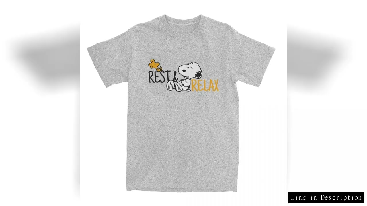 Snoopy Woodstock Lazy Days Men Women's T Shirt Classic Comic Peanuts Merchandise Funny Tees T-Shirts