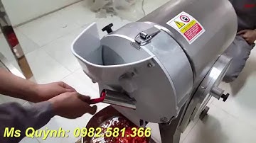 Máy thái lát củ quả, máy thái lát dưa leo, máy cắt lát rau củ quả đài loan