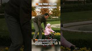 🇪🇦king felipe and baby princess leonor adorable moments #shorts #short #shortsviral #leonor #royal