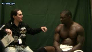 Shetlon Benjamin interview during the American Wrestling Rampage Twisted Steel Tour 2010
