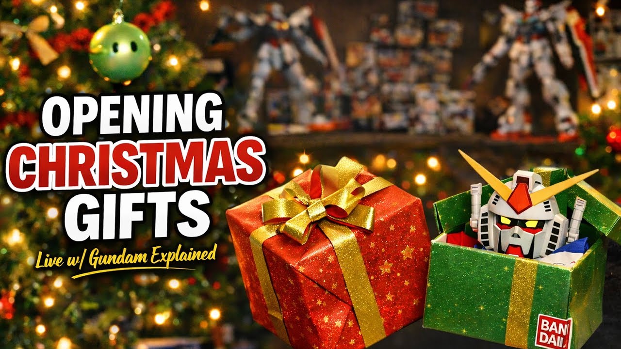 Opening Christmas Gifts w/ Gundam Explained