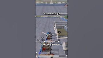 1v3 with shotgun 😎#bgmi #shorts #shortvideo #shortsvideo #shortsfeed #gaming