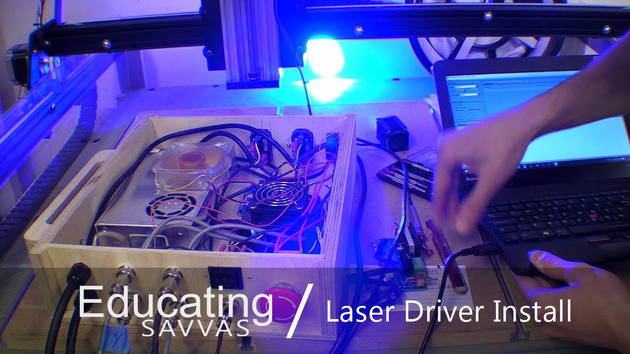 Installing Laser Driver Board Into Cnc Controller Box / Grbl - Part 2 -  Youtube