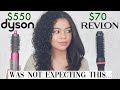 DYSON AIRWRAP VS REVLON ROOT BOOSTER ON CURLY HAIR - HONEST REVIEW