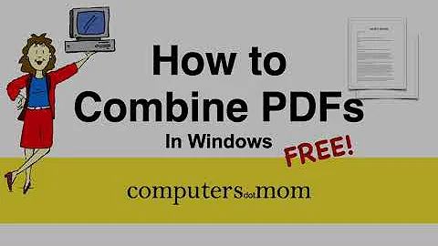 How to Combine PDF files in Windows - EASY and FREE [2024]