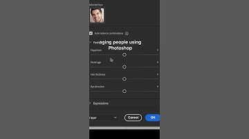 Age People Using Neural Filters in Photoshop #shorts #photoshop