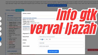 SOLUSI INFO GTK SALAH TANGGAL LAHIR PADA VERVAL IJAZAH | VERVAL IJAZAH ULANG??