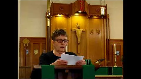 Judy Schneider's Sermon  - July 15, 2018