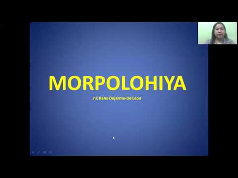 Video: Paano Mapabuti Ang Morpolohiya