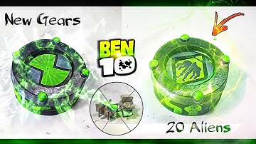 How to make ben 10 omnitrix with 20 aliens realistic function|The original omnitrix|New gears||