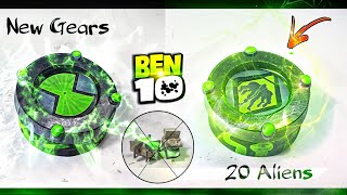 How to make ben 10 omnitrix with 20 aliens realistic function|The original omnitrix|New gears|| Resimi