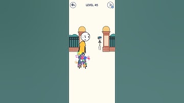 Brain Exercise Gameplay || Draw Puzzle 2 ✏️💯: Level *45 #Shorts #PlayGo!