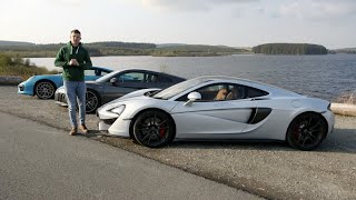 Porche 911 Turbo S Vs Audi R8 Vs McLaren 570