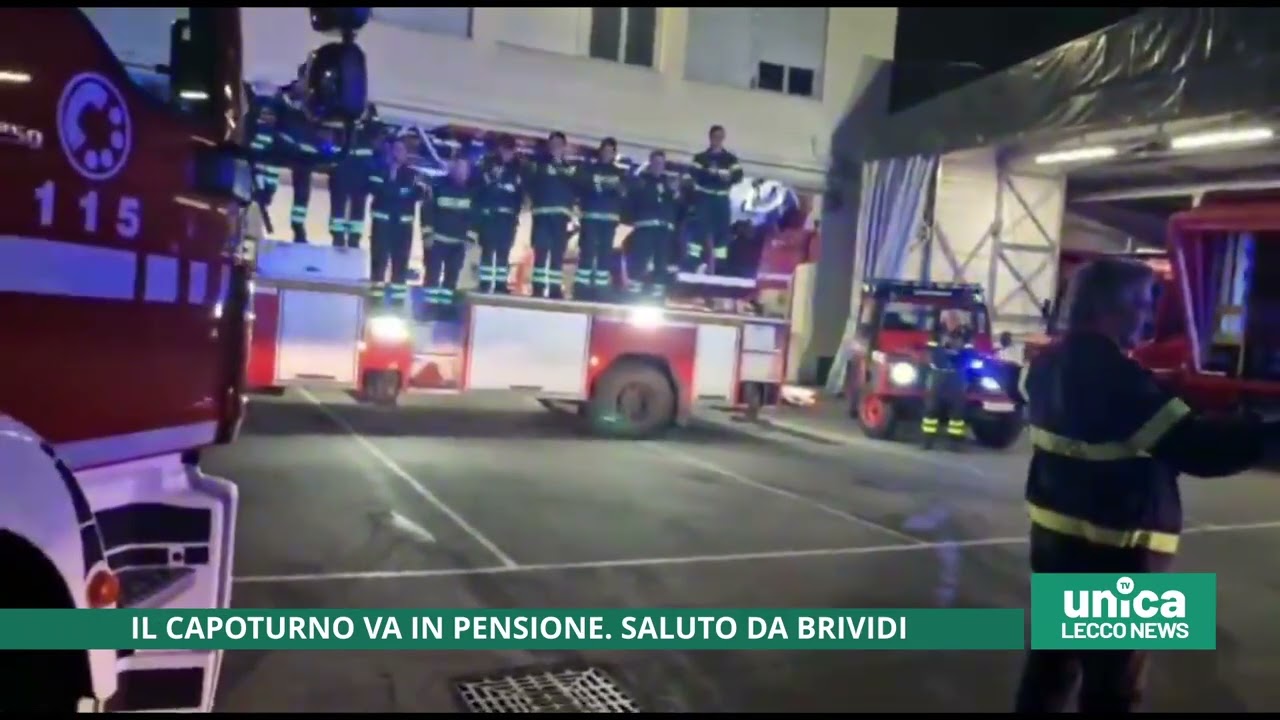 Il capoturno va in pensione. Saluto da brividi