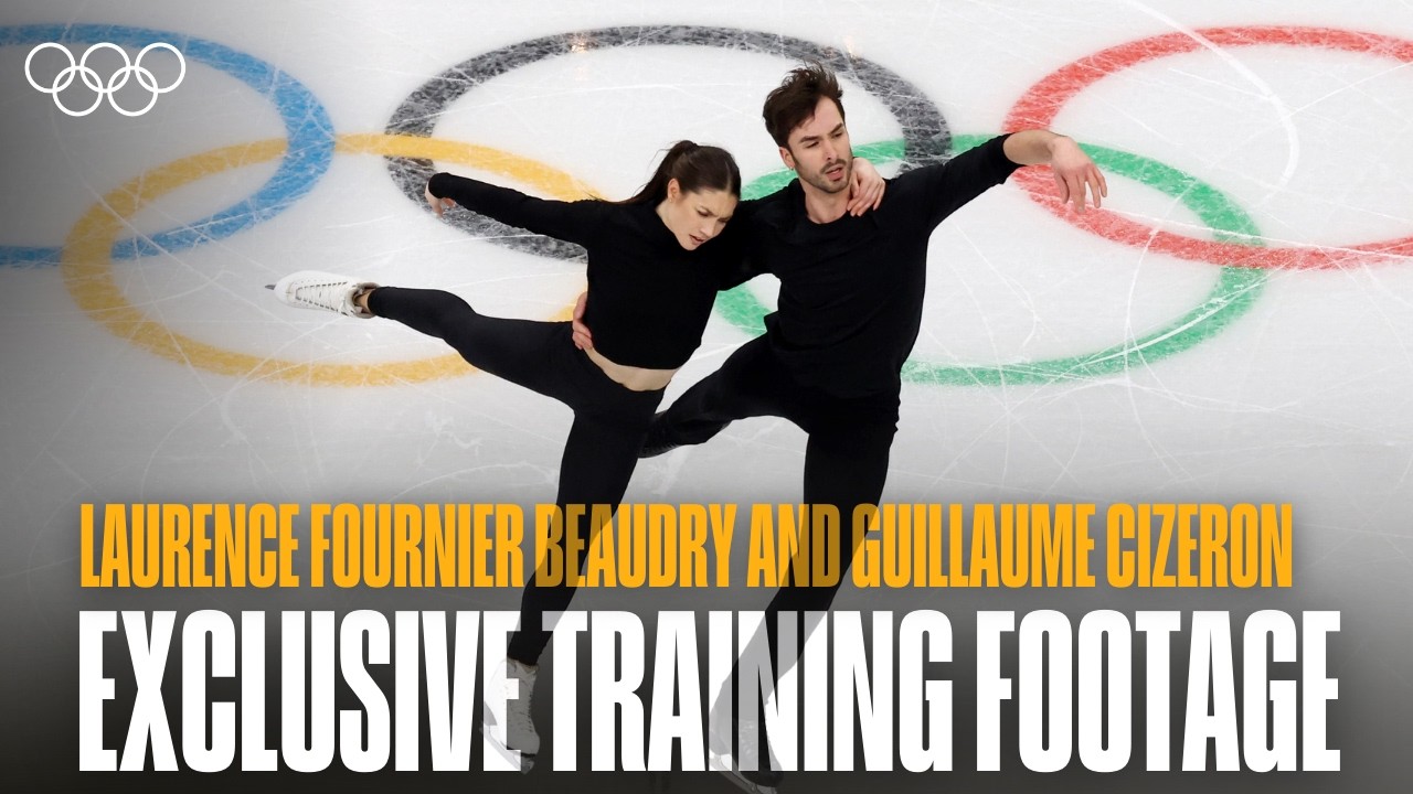 Fournier Beaudry and Cizeron Have Arrived 🇫🇷 Exclusive Training Footage Ahead of Milano Cortina 2026