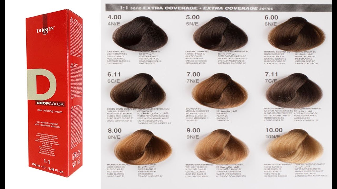 Dikson Hair Color Shade Card Information Level By Level