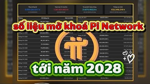 Số liệu Pi Network mở khoá đến năm 2028  🎉❤️🇻🇳💥👀🅿️ℹ️🎉✅ #investtv #pinetwork #coin #crypto 